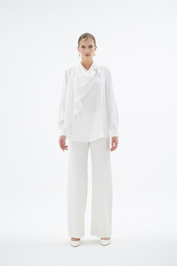 LENORA BLOUSE Ecru