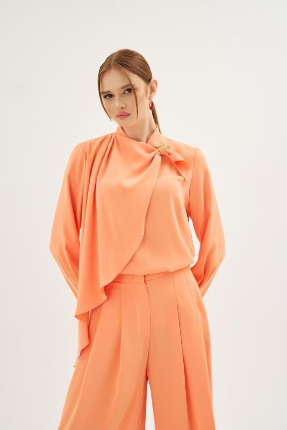 LENORA BLOUSE Salmon