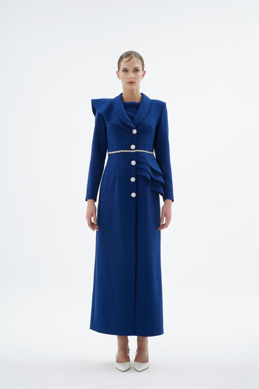 Liana Dress Navy Blue