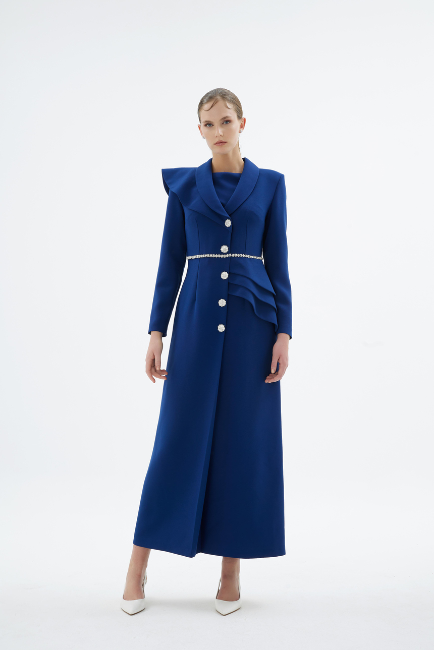 Liana Dress Navy Blue
