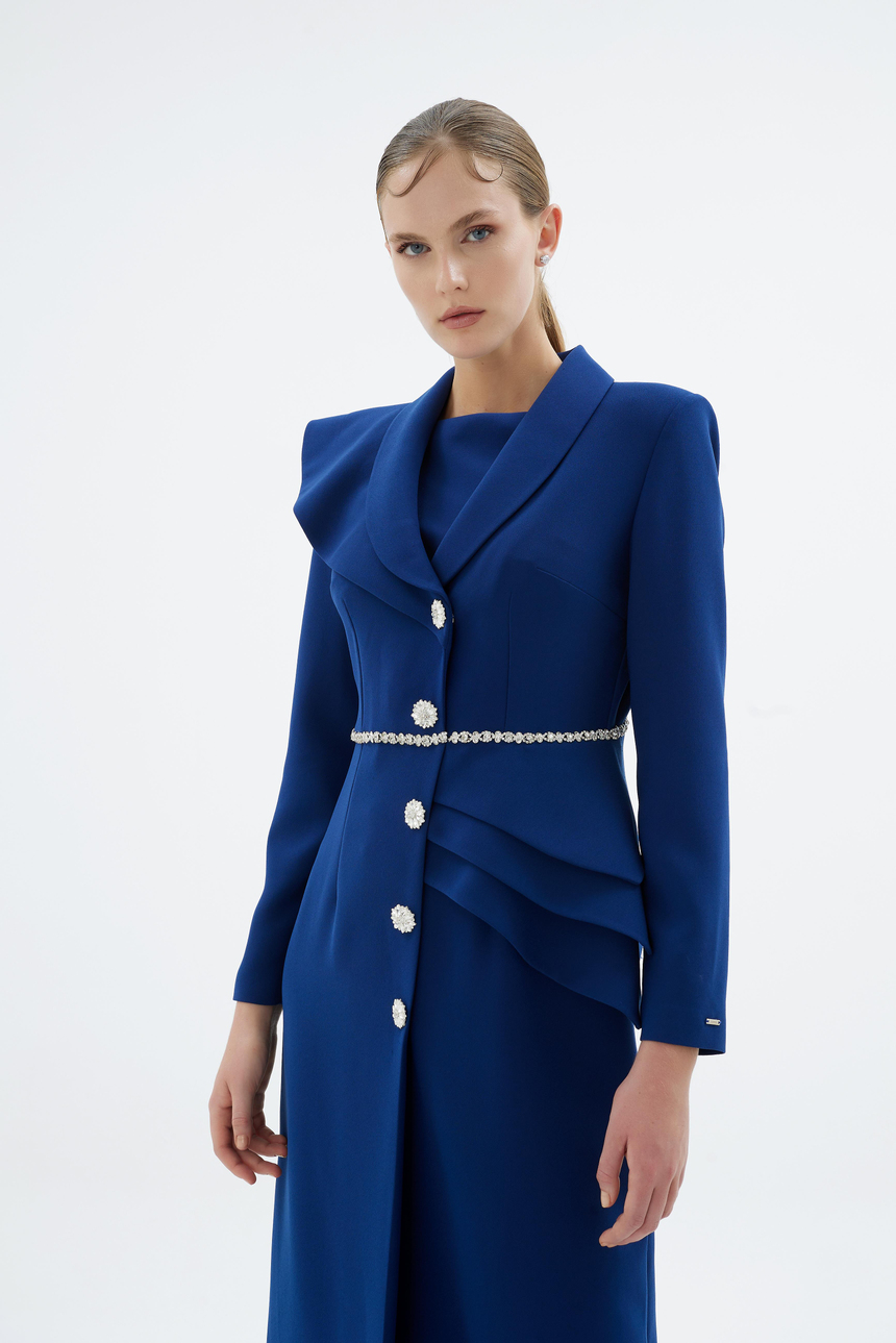 Liana Dress Navy Blue