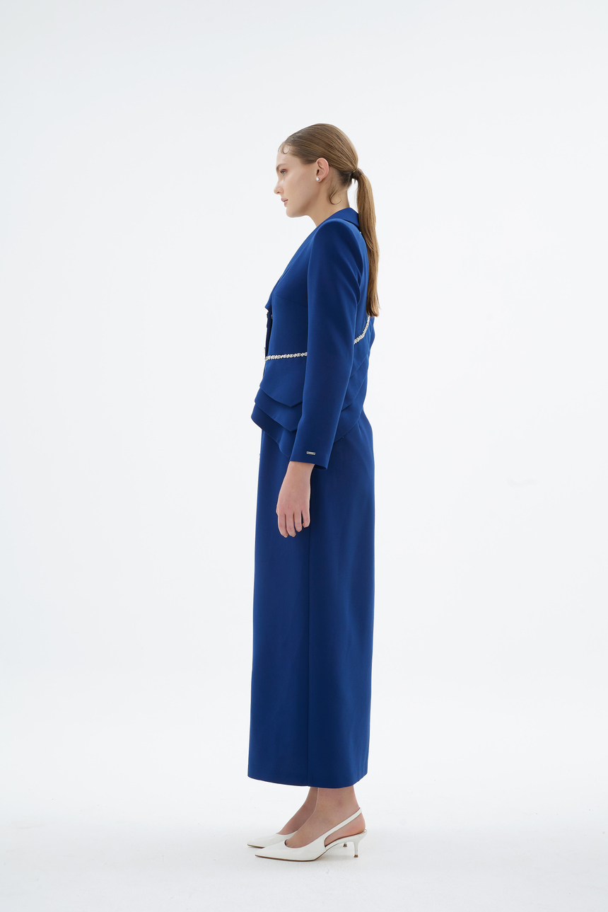 Liana Dress Navy Blue