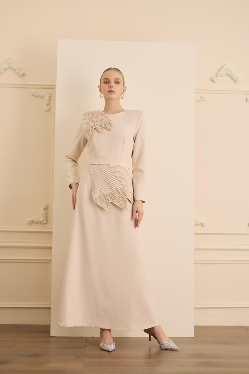 Lirio Dress Beige