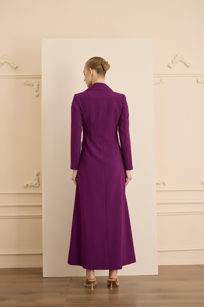 ROSE STONE DRESS Mürdüm