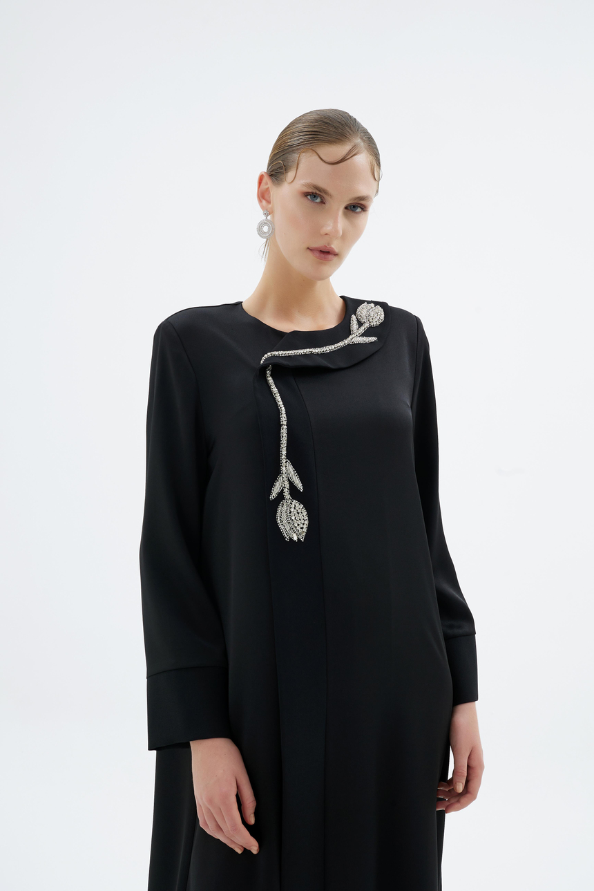 VERA ABAYA Siyah