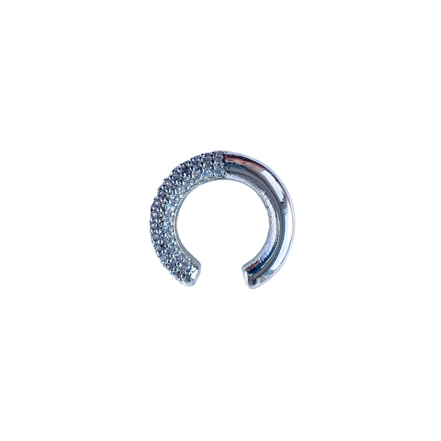 Silver Zirkon Earcuff (Kıkırdak Küpe)