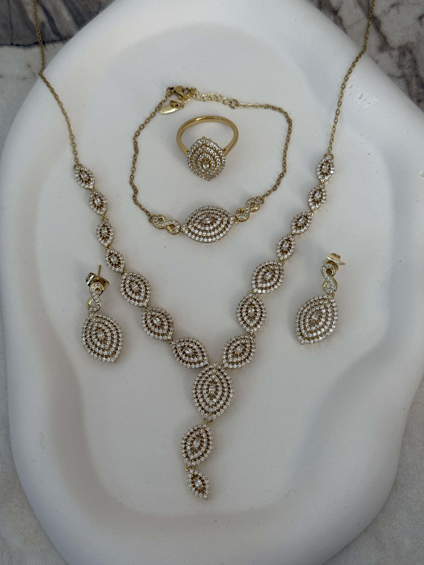 XUPING OVAL BAGET SONSUZLUK MODEL SET