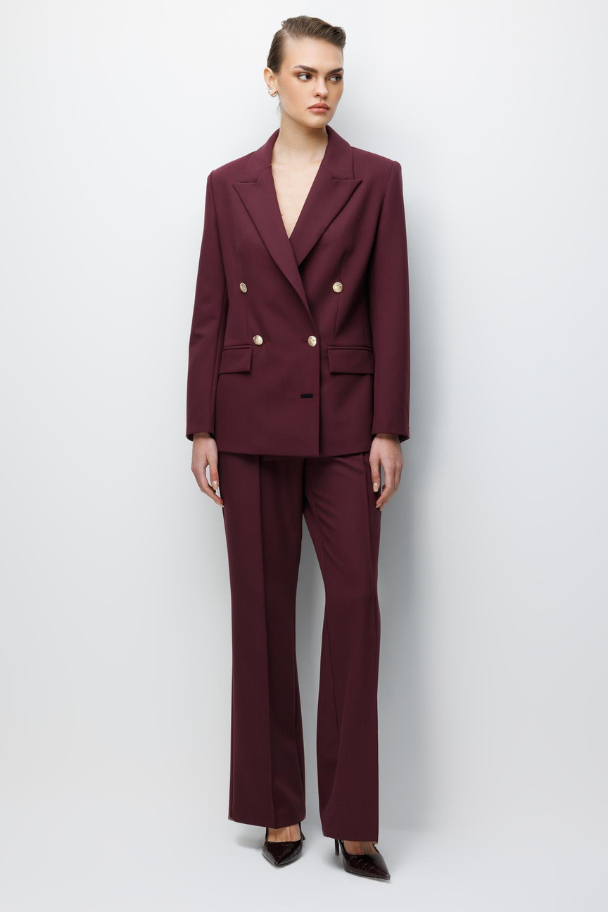 Astar Detaylı Kruveze Ceket MÜRDÜM