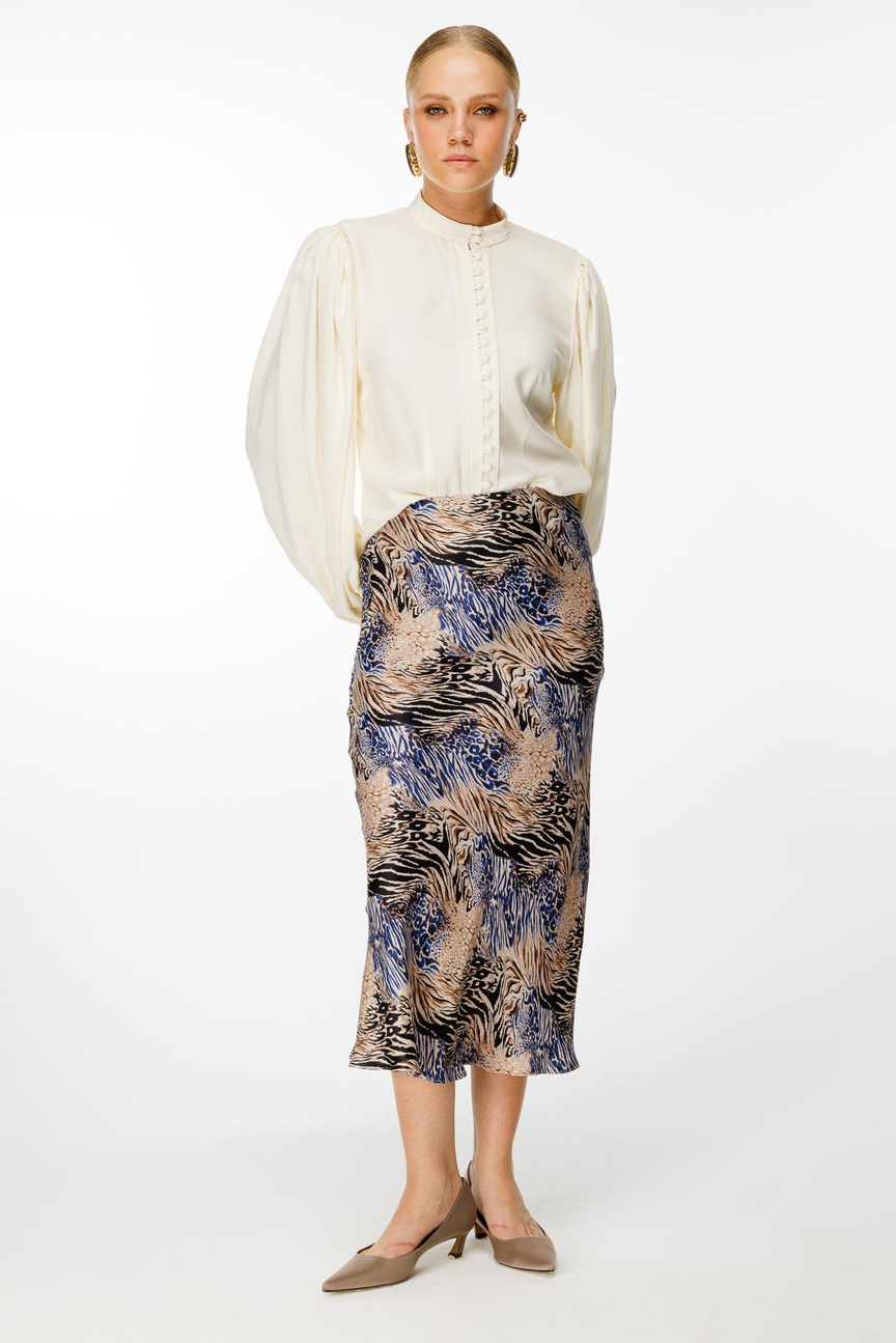 Beli Lastikli Verev Etek SAKS