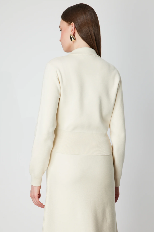 Çok Düğmeli Beli Dar Ceket KREM