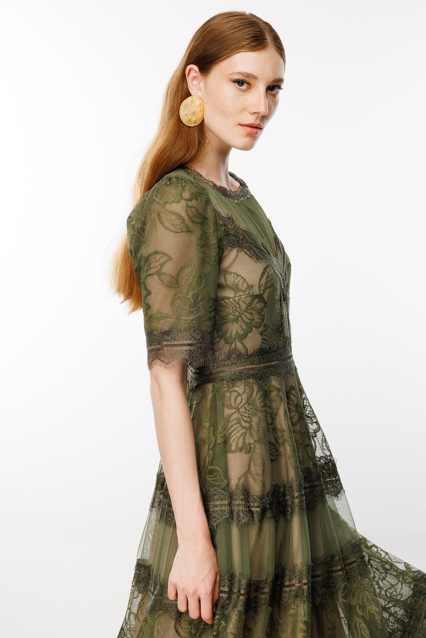 Dantel Elbise YEŞİL