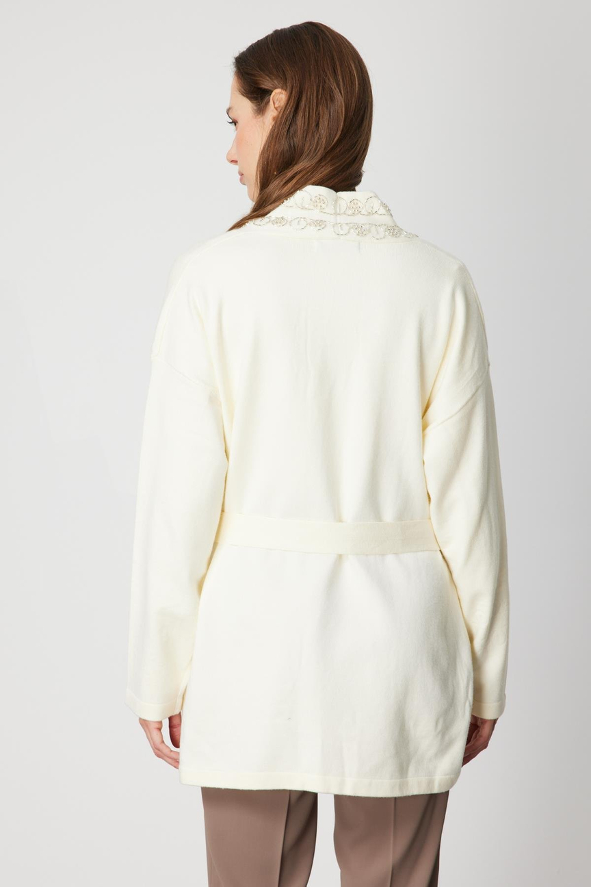 Cardigan, Ecru
