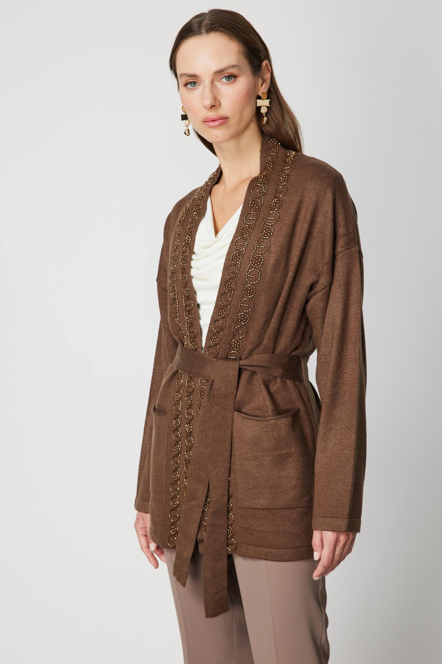 Cardigan COFFEE