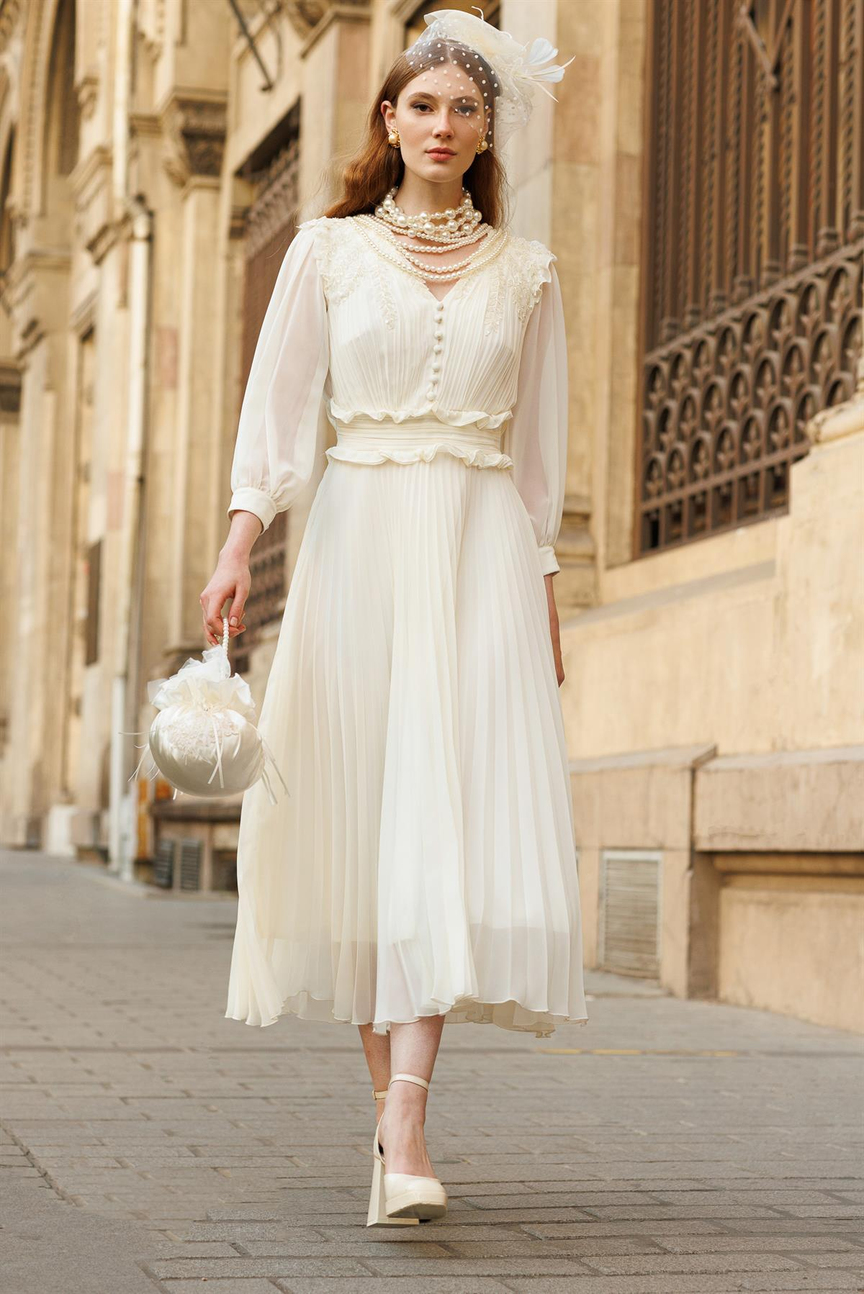 İşleme Detay Elbise TAŞ