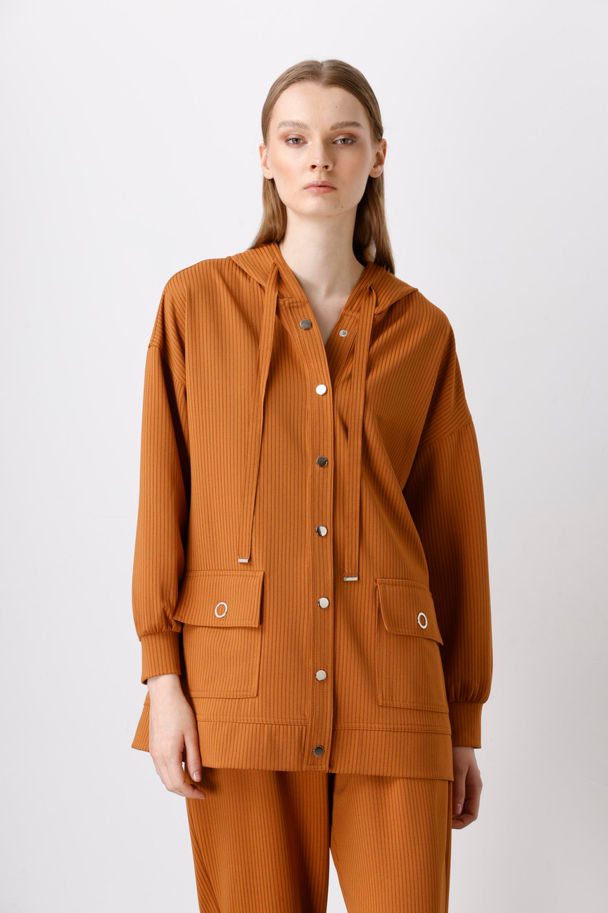 Kapüşonlu Örme Tunik TARÇIN