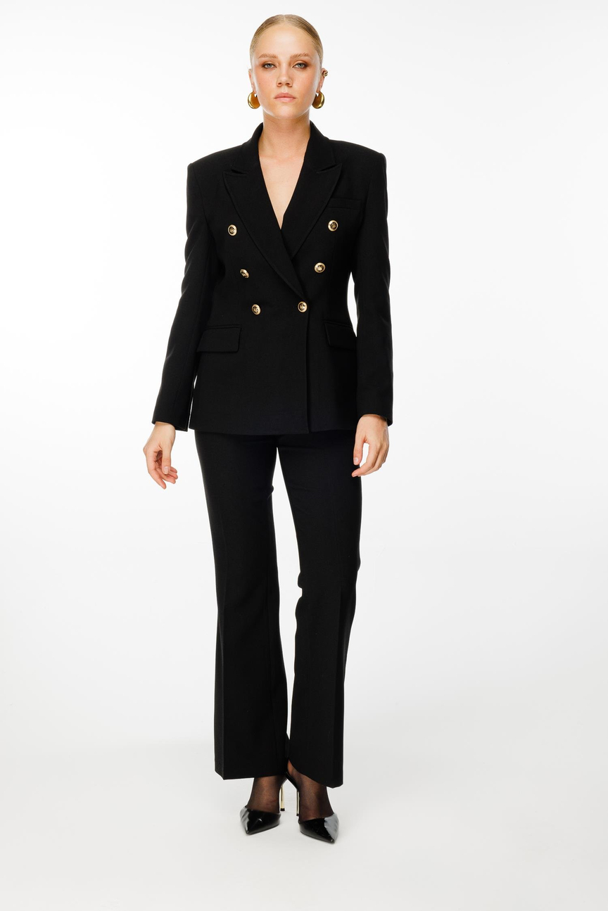 Klasik Blazer Kesim Ceket SİYAH