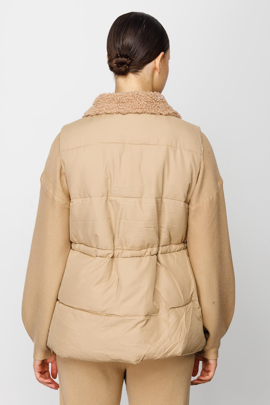 Knitwear Trousers Vest Set CAMEL