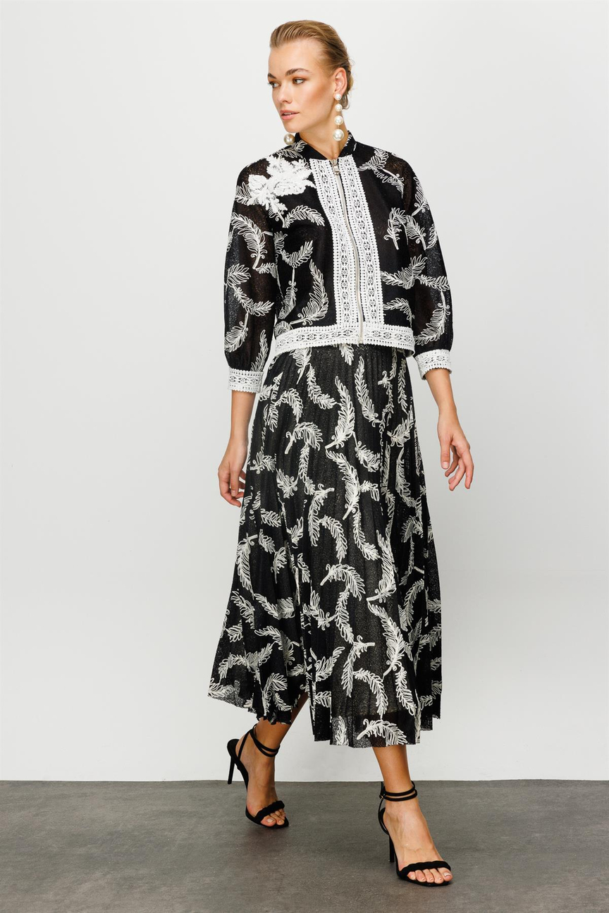 Tül Dantel Takım SİYAH