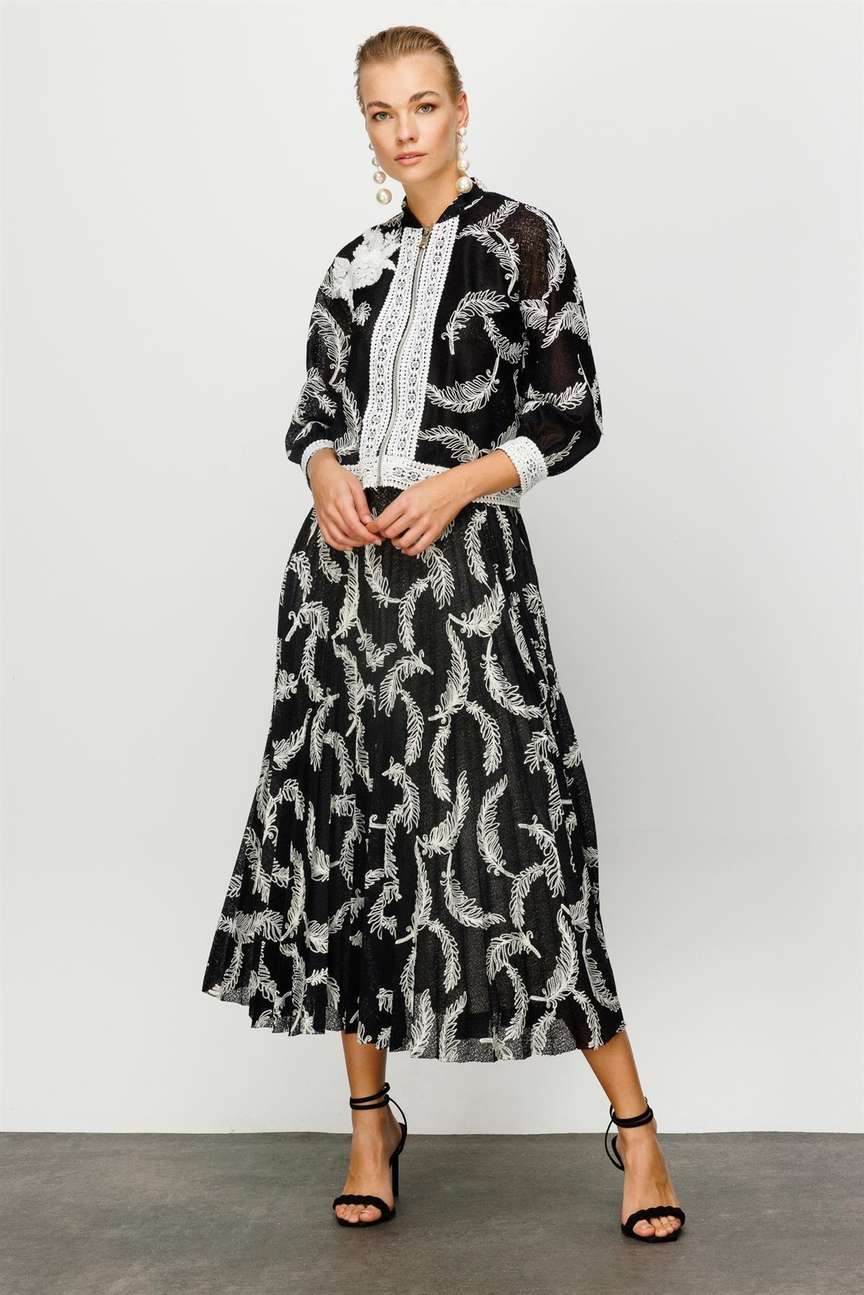 Tül Dantel Takım SİYAH