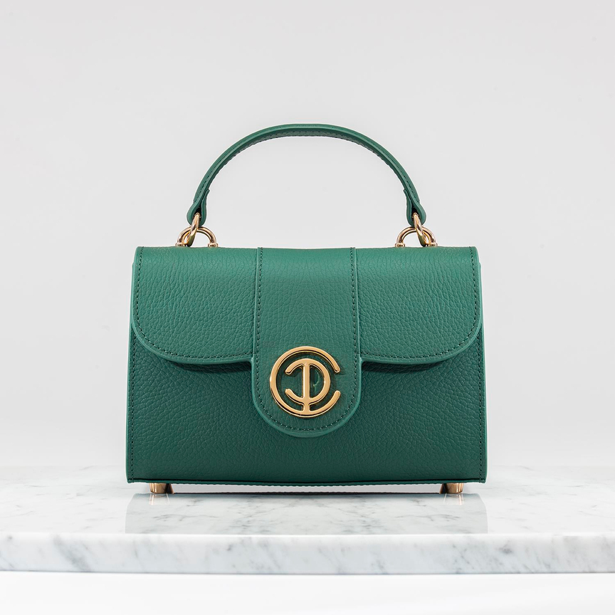 Yeşil Hakiki Deri Kadın Çantası