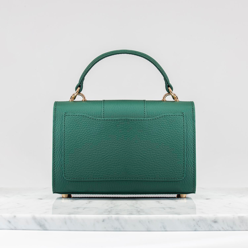 Yeşil Hakiki Deri Kadın Çantası