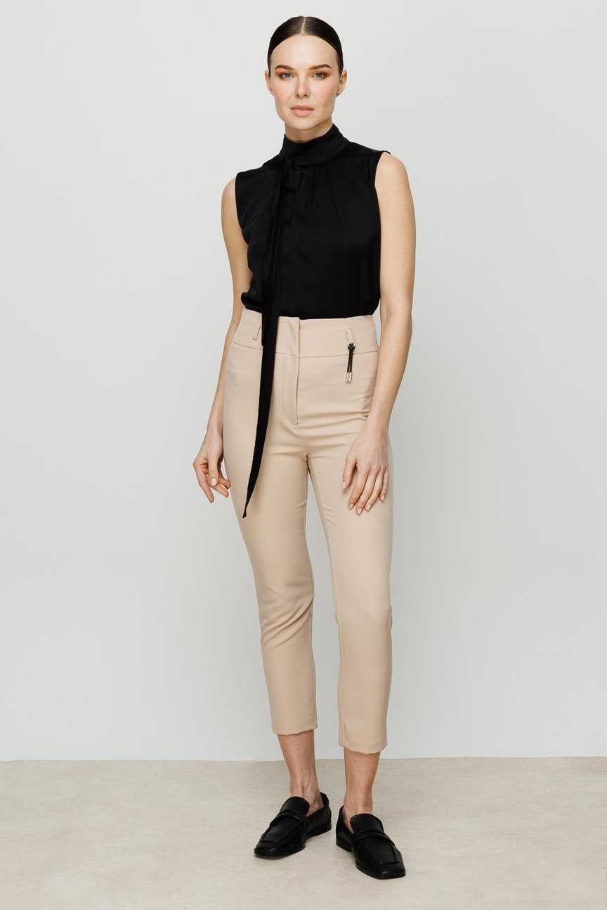 Yüksel Bel Pantolon BEJ