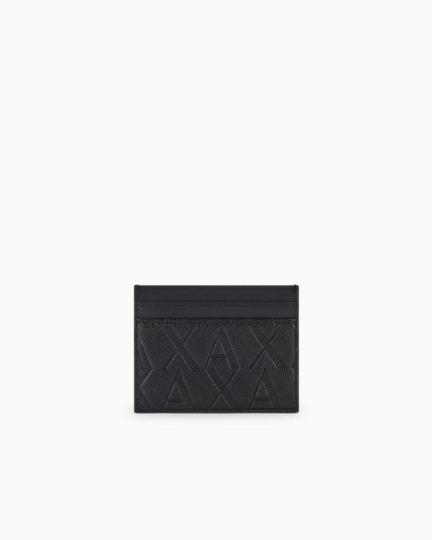 ARMANI EXCHANGE Armani Exchange Erkek Para Klipsili Ton Sür Ton Logolu Siyah Cüzdan XM000880 AF12133-UC001