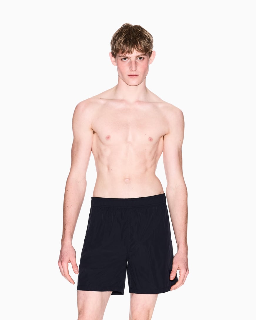 ARMANI EXCHANGE Armani Exchange Erkek Bel Bağlamalı Kısa Cepli Astarlı Lacivert Mayo XM000812 AF13556-UB101