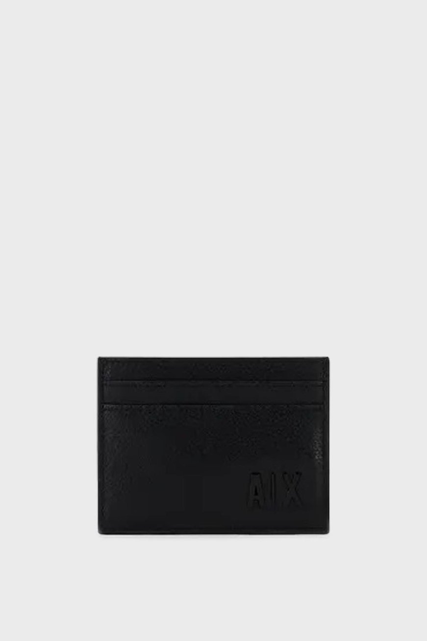 ARMANI EXCHANGE Armani Exchange Erkek Kart Bölmeli Deri Siyah Cüzdan 958053 3F892-00020