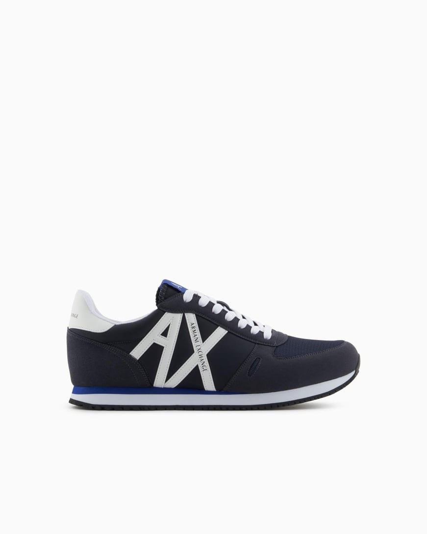 ARMANI EXCHANGE Armani Exchange Erkek Rahat Taban Nefes Alabilir Özellikli Lacivert Sneaker XUX017 XCC68-K487