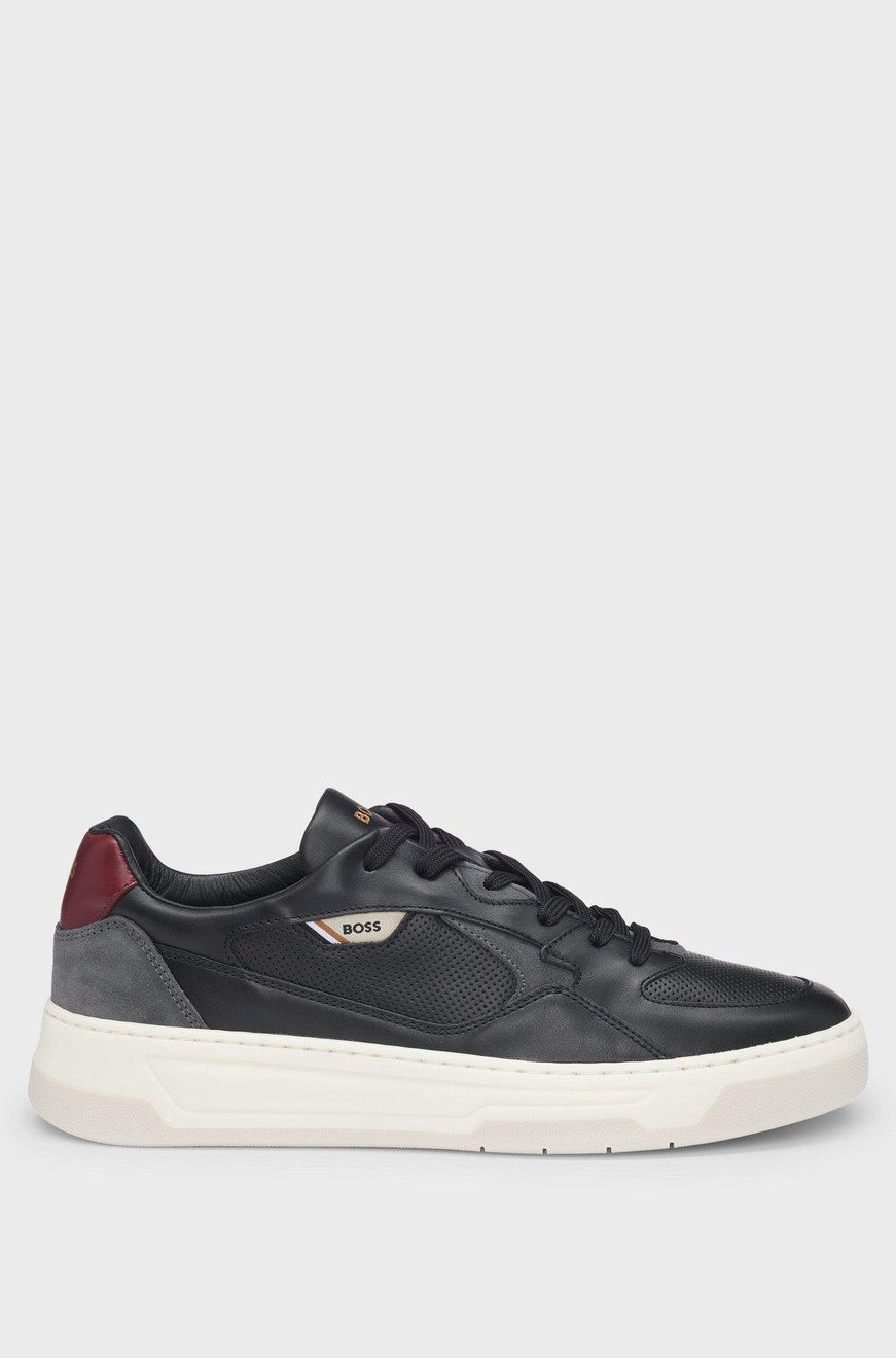 BOSS BOSS Erkek Marka Logolu Rahat Taban Bağıcıklı 006 Sneaker 50522917-006