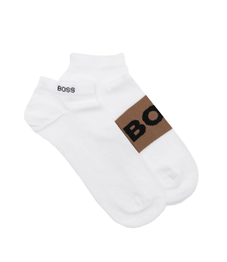 BOSS BOSS Erkek Rahat Tabanlı Boss Logolu Beyaz1 Çorap 50469720-101