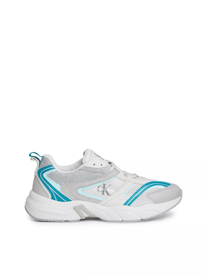 Calvin Klein Calvin Kleın Erkek Bağcıklı Marka Logolu Spor Stil Gri Ayakkabı YM0YM00589-0IR