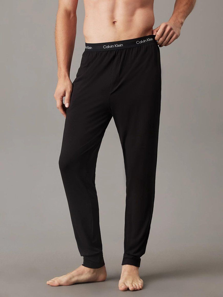 Calvin Klein Calvin Kleın Erkek Beli Lastikli Marka Logolu Slim Fit Gri Eşofman Altı 000NM2235A-UB1