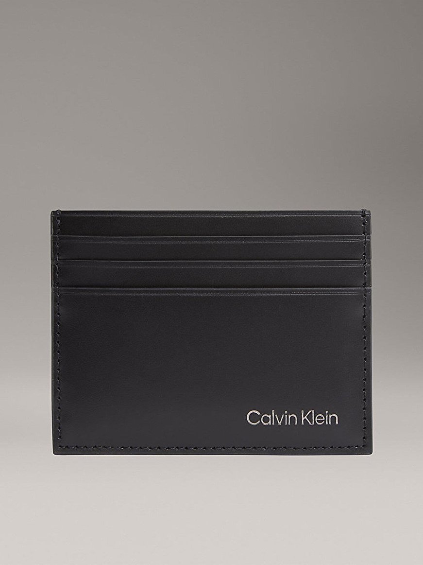 Calvin Klein Calvin Klein Erkek Kartlık Bölmeli Deri Siyah Cüzdan LV04D1104G-UB1