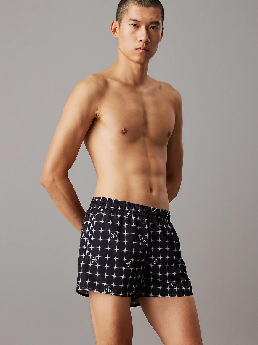 Calvin Klein Calvin Klein Erkek Normal Bel Kısa CK Yazılı Cepli Astarlı Siyah Şort KM0KM01172-0GO