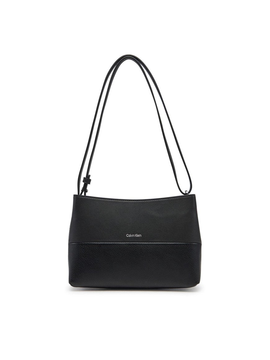 Calvin Klein Calvin Klein Kadın Deri Askı Ayarlanabilir Calvin Klein Yazılı Siyah Omuz Çantası K60K613009-BEH
