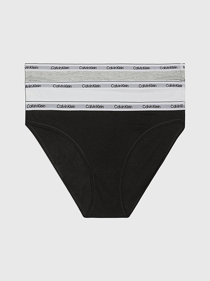 Calvin Klein Calvin Kleın Kadın Marka Logolu Rahat Kesim Çok Renkli Külot 000QD5207E-MPI