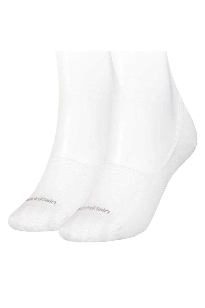 Calvin Klein Calvin Kleın UNISEX %100 Pamuk Dokuma Kumaş Marka Logolu Beyaz Çorap 701218771-002