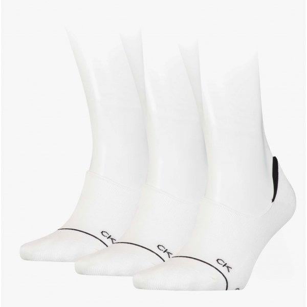 Calvin Klein Calvin Kleın UNISEX %100 Pamuk Dokuma Kumaş Marka Logolu Beyaz Çorap 701218764-002