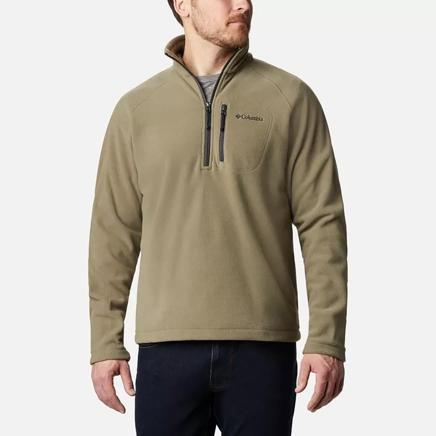 Columbia Columbia Erkek Fermuar Kapamalı Dik Yaka Uzun Kollu Haki Sweatshirt 1553511-024
