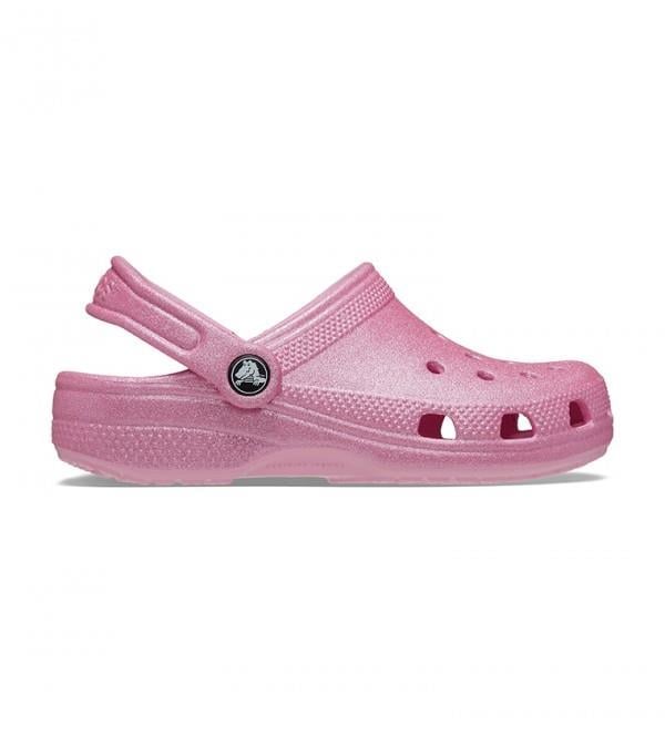 Crocs Crocs Çocuk Marka Logolu Rahat Günlük Kullanım Pembe Terlik 206993-6XE