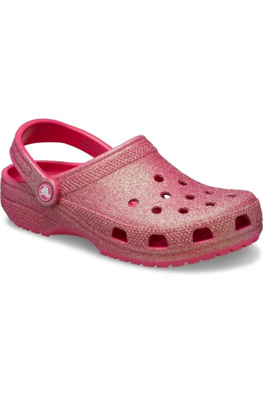 Crocs Crocs Unısex Marka Logolu Rahat Günlük Kullanım Fuşya Terlik 211005-6ZQ