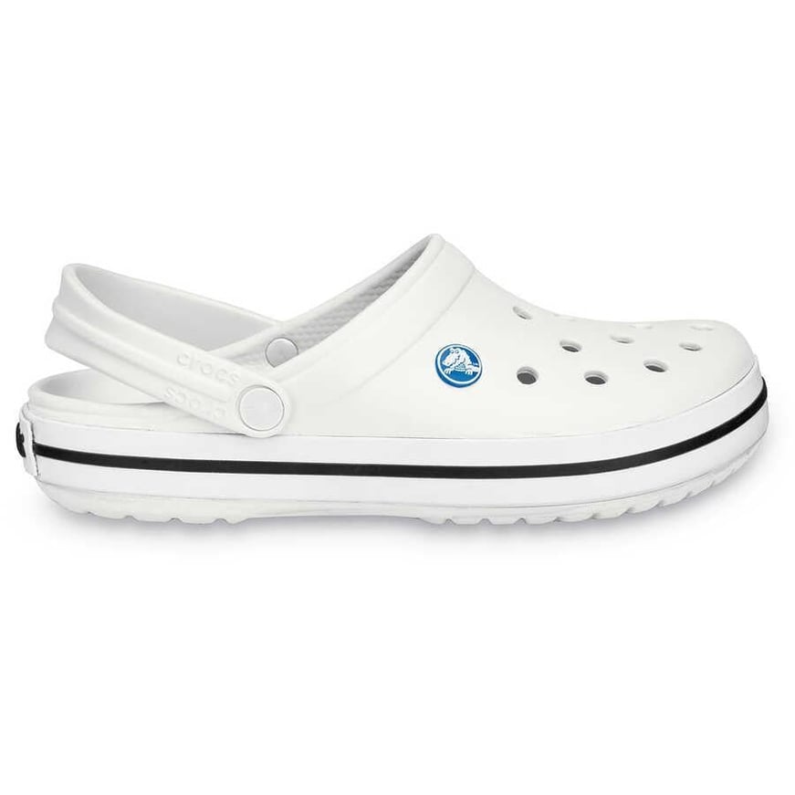 Crocs Crocs UNISEX Renkli Logo Detaylı Günlük Beyaz Terlik 11016-100