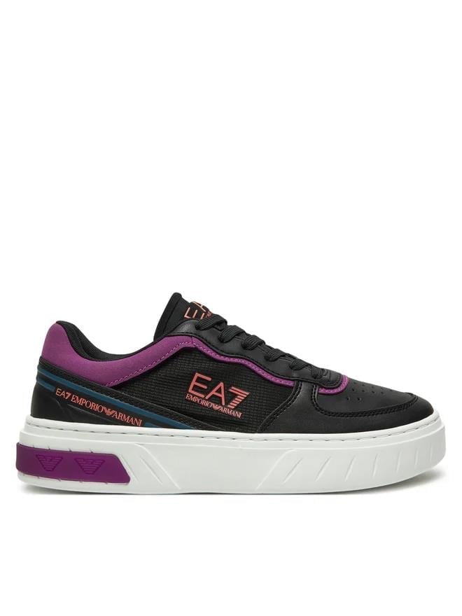 Ea7 Ea7 Unısex Günlük kullanım Düz ve Kısa Topuklu Çok Renkli Sneaker X8X173 XK374-U024