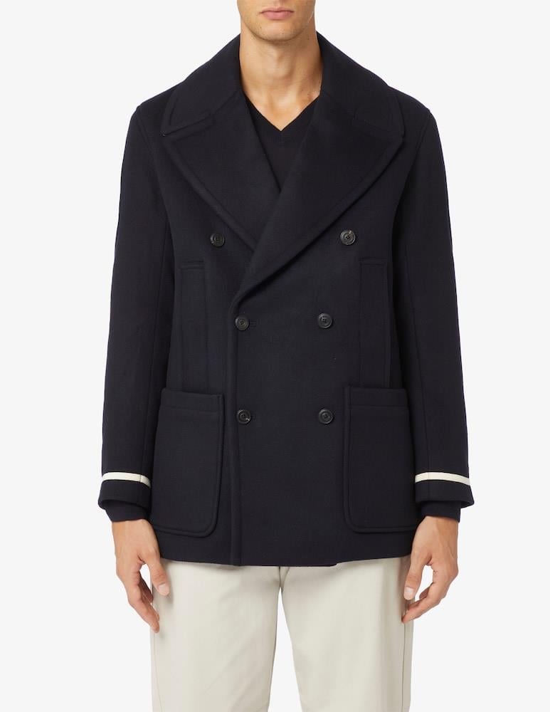 Emporio Armani Emporıo Armani Erkek Marka Logolu Uzun Kollu Rahat Lacivert Kaban 6R1B91 1NMYZ-0920