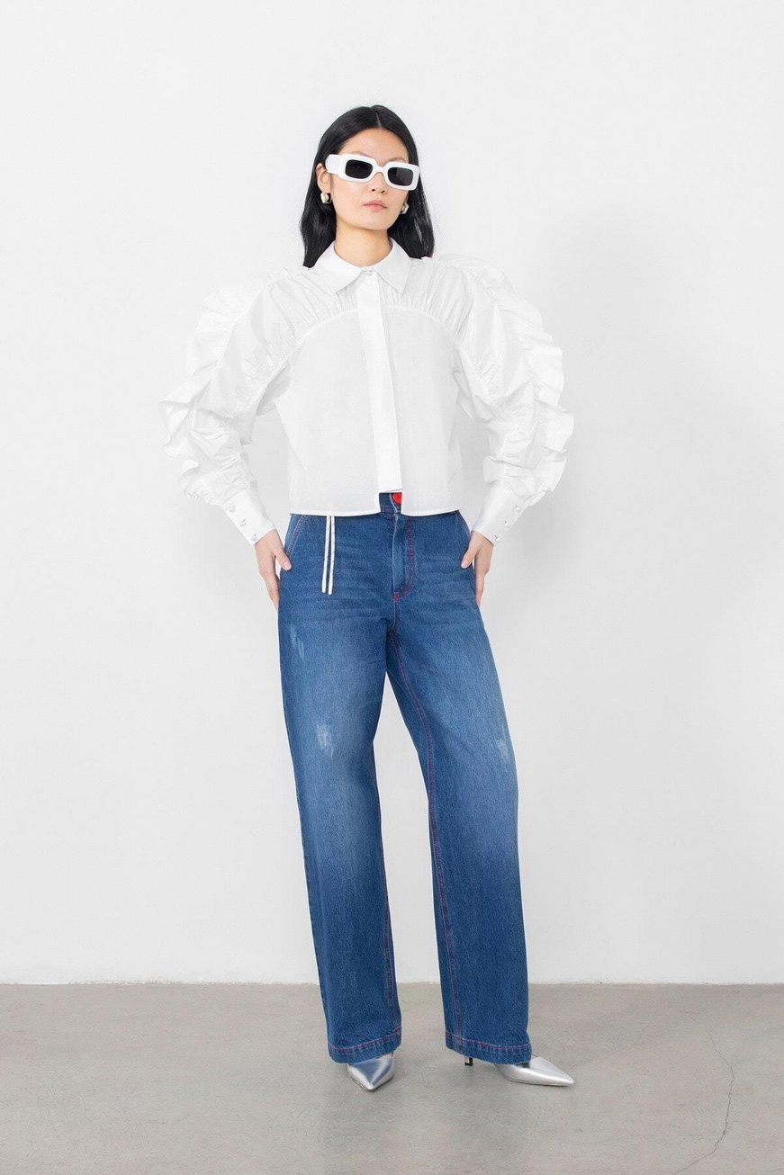 Gizia Gizia Kadın Lacivert Jeans M1H032-LACİVERT