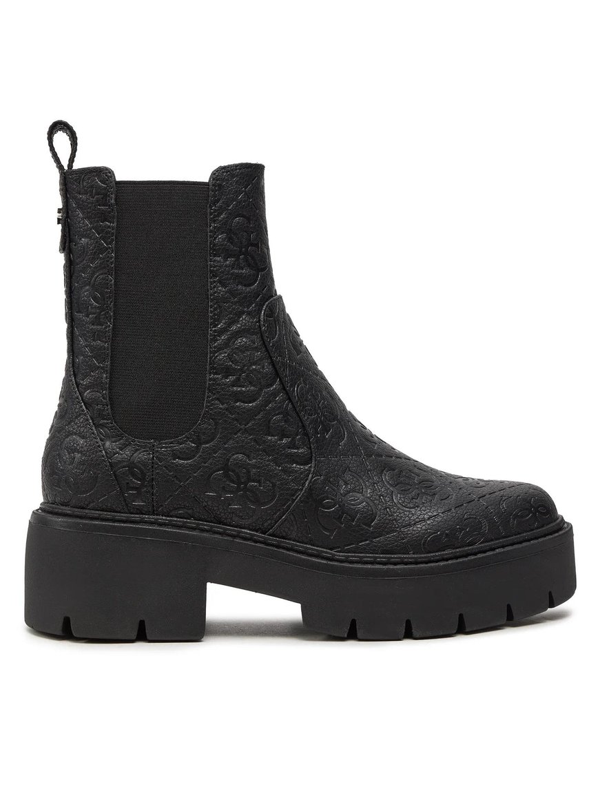 GUESS GUESS Kadın Bilek Kısmı Logolu Kemer Detaylı Siyah Günlük Ayakkabı FLTSHU FAL10-BLACK