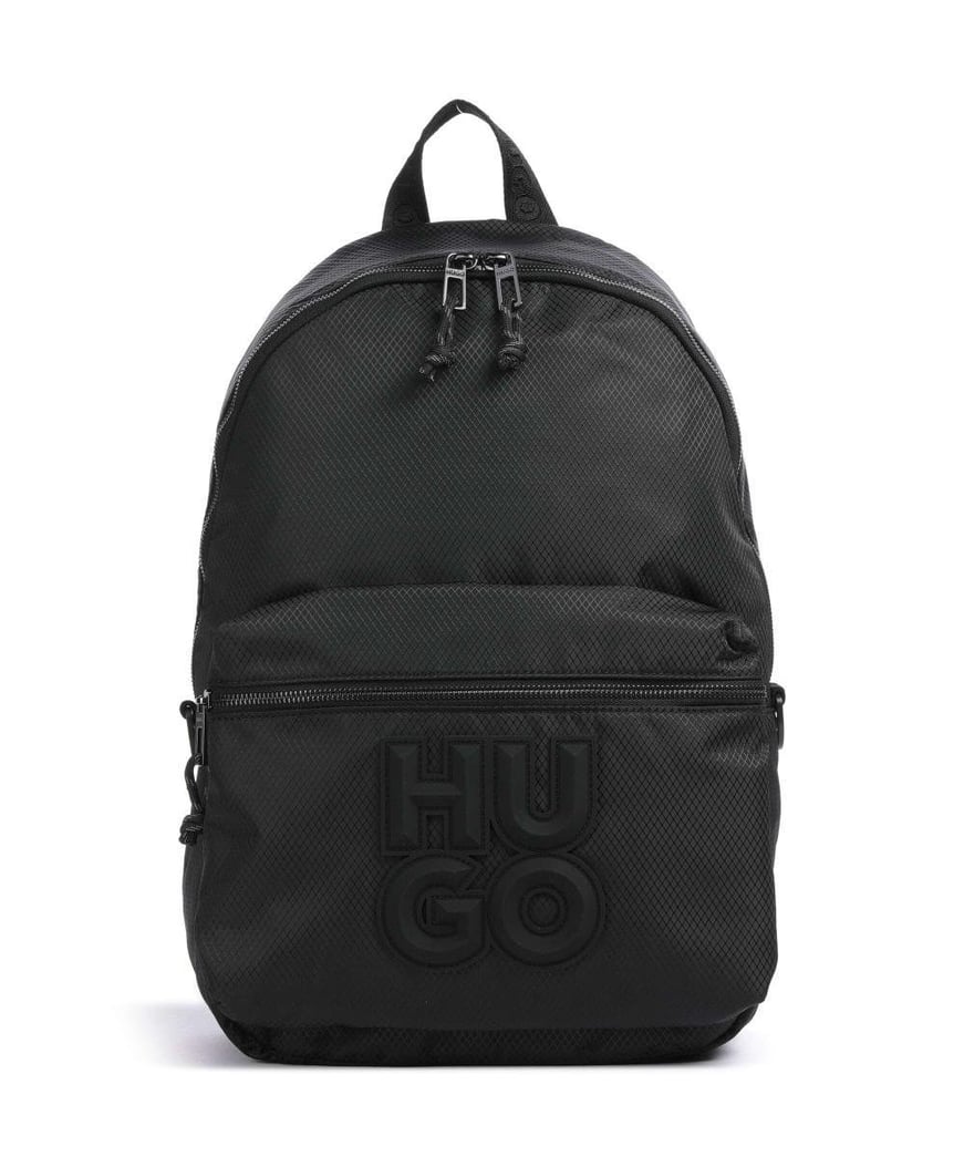 HUGO HUGO Erkek Su Tutmaz Çok Bölmeli Sırt Askılı Siyah Çanta 50536026-001