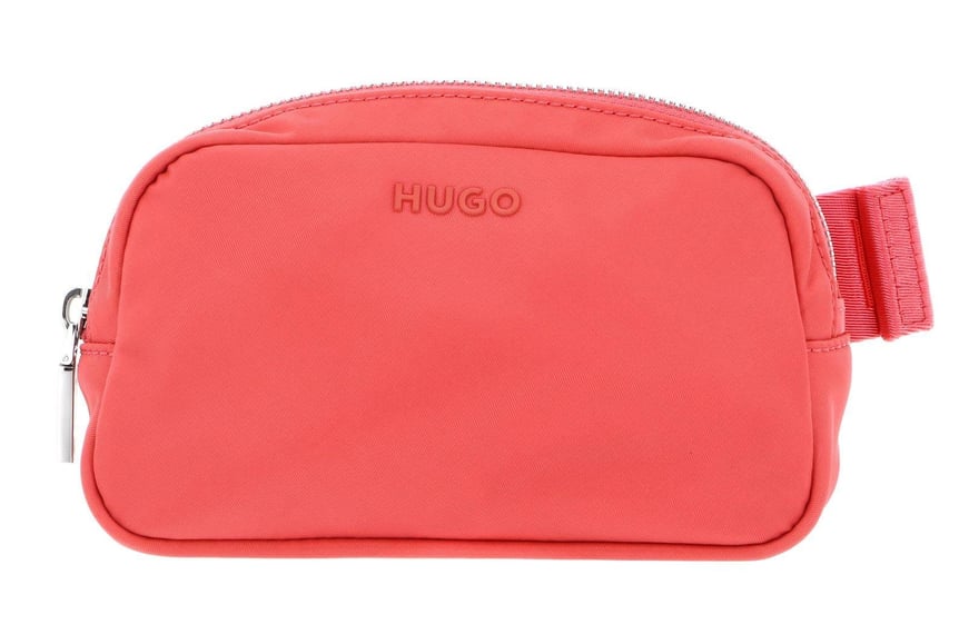 HUGO HUGO Kadın Fermuarlı Çıkarılamayan Uzun Askılı Mercan Omuz Çantası 50536057-632
